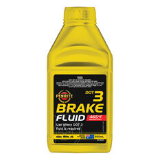 Penrite Brake Fluid DOT3 500mL, , scanz_hi-res