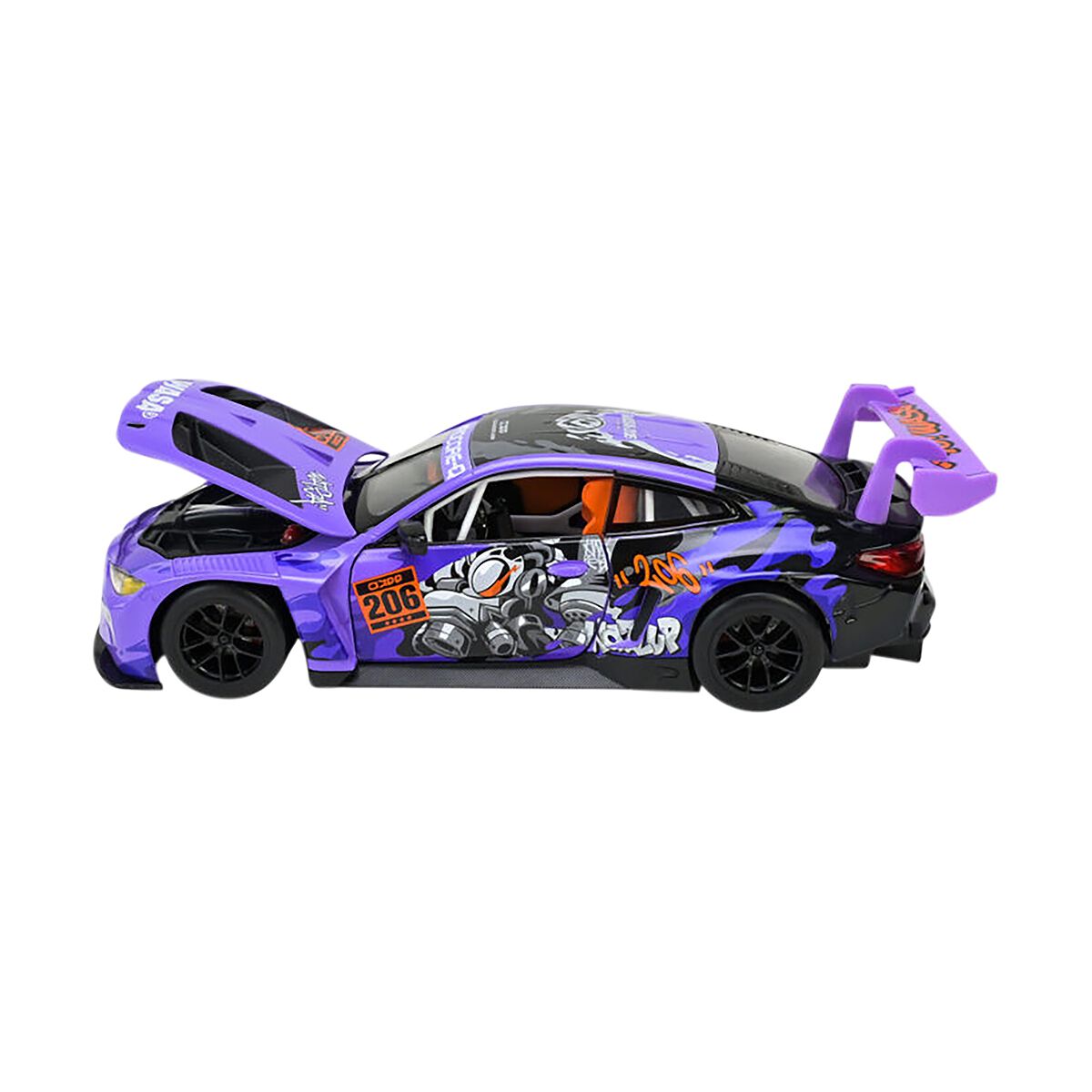 Die Cast WASA 1:24 BMW M4 GT3 - Purple, , scanz_hi-res