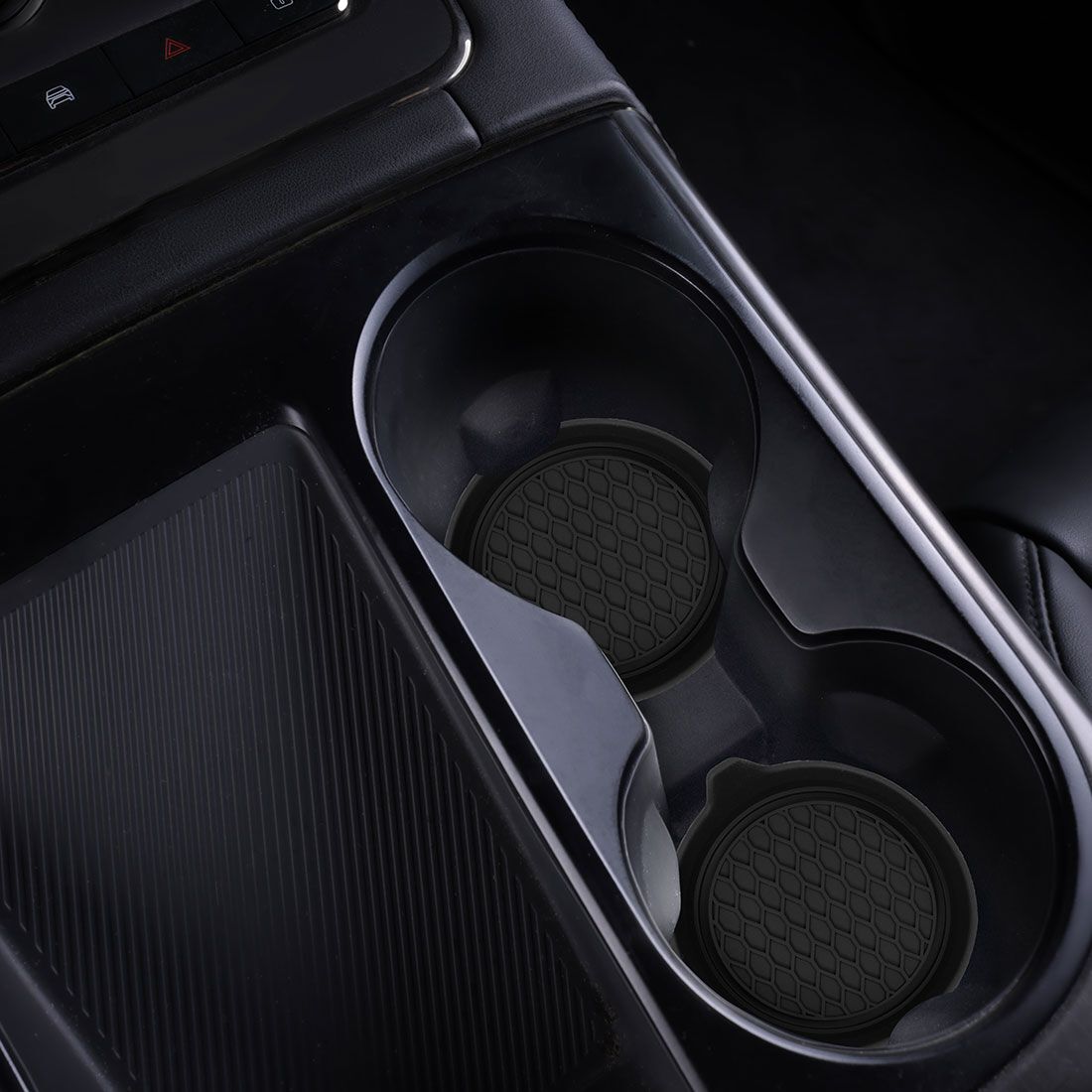 Cabin Crew Drink Coasters Black Dish 2Pk, , scanz_hi-res