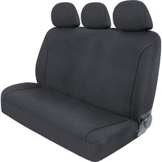 SCA Canvas Seat Covers - Charcoal/Grey Adjustable Headrests Size 06H Rear Seat, , scanz_hi-res