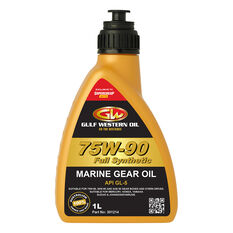 Gulf Western Marine Gear Oil Full Synthetic 75W-90 1 Litre, , scanz_hi-res