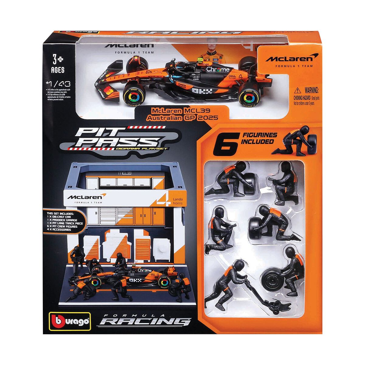 McLaren 1:43 Pit Pass Formula 1 MCL39 2025, , scanz_hi-res