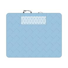 Cabin Crew Blue/White Print Picnic Rug, , scanz_hi-res