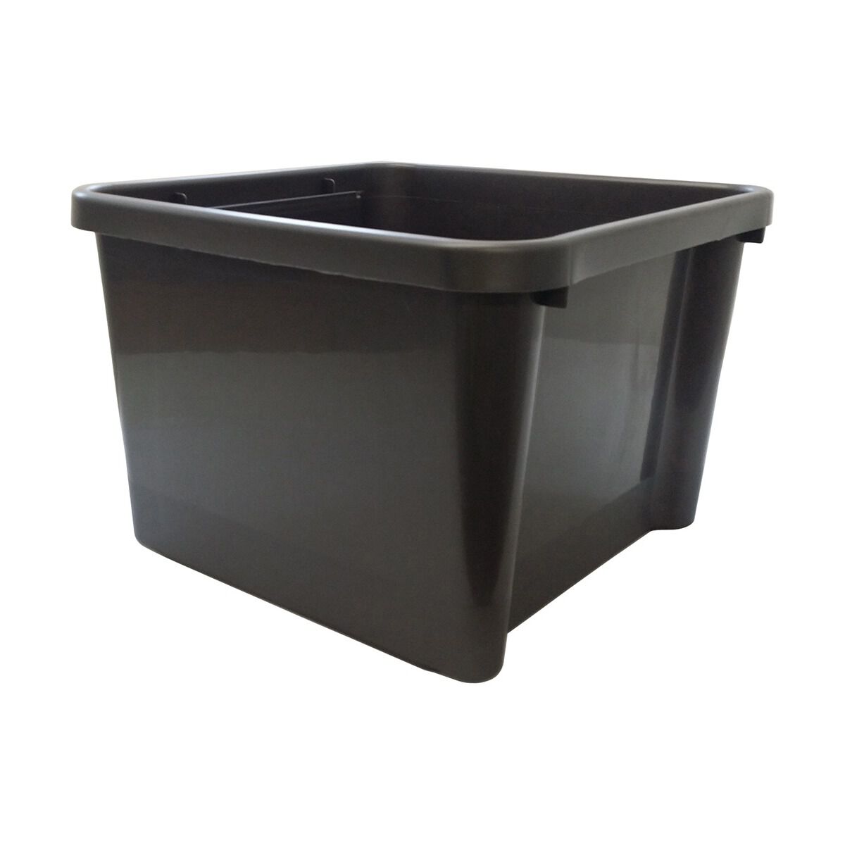 Plastic Storage Bin - Charcoal, 30 Litre, , scanz_hi-res