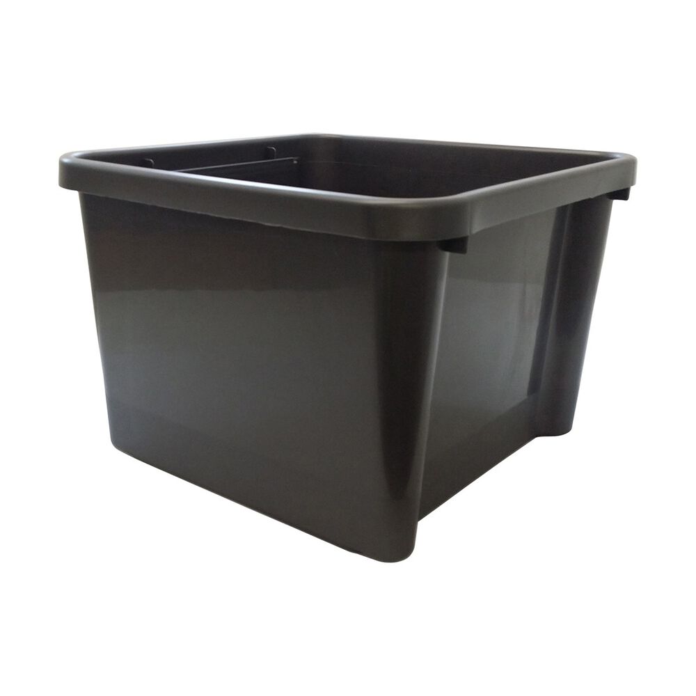 Plastic Storage Bin Charcoal, 30 Litre Supercheap Auto New Zealand