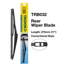 Tridon Rear Wiper Blade 275mm (11") Single -TRB032, , scanz_hi-res