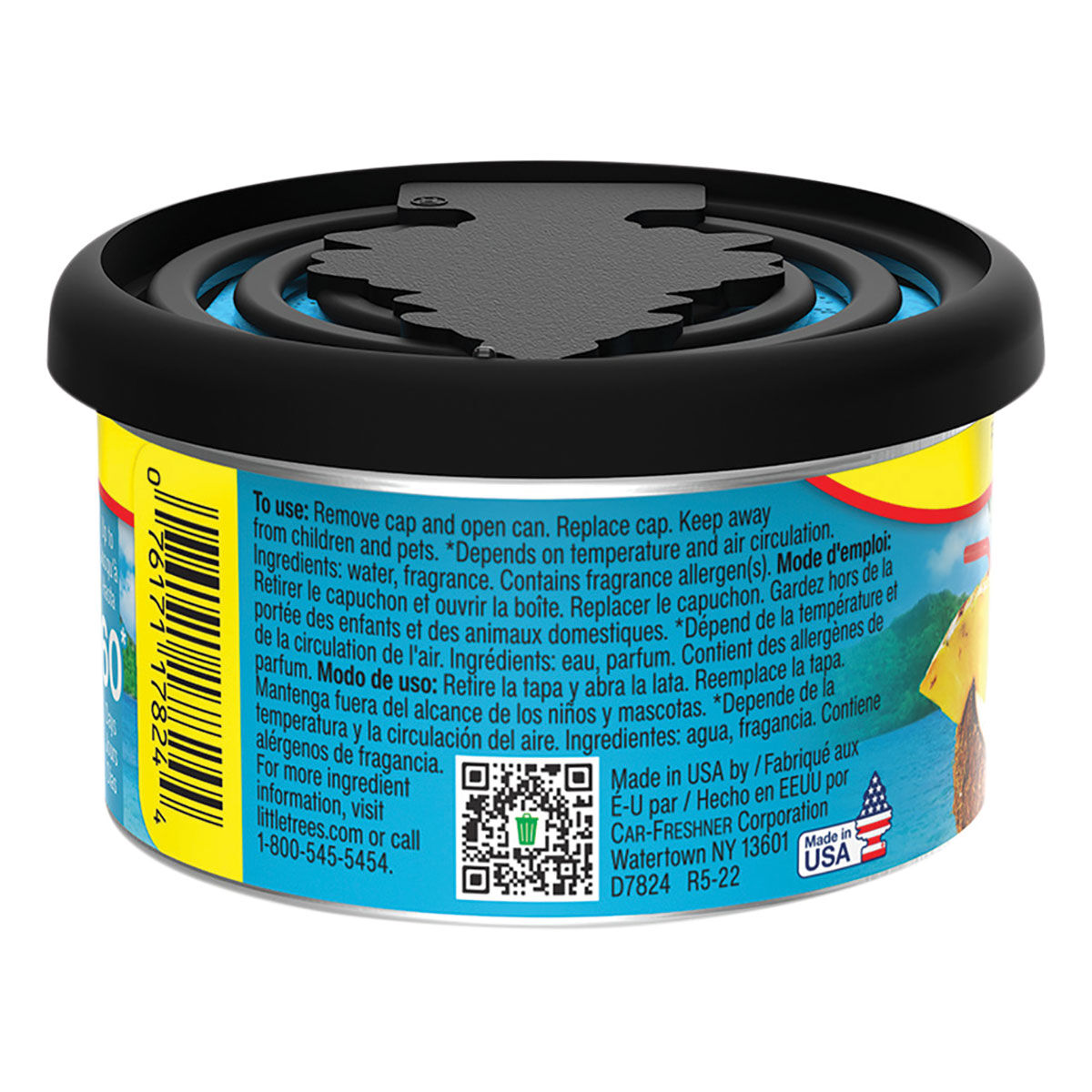 Little Trees Air Freshener Can Caribbean Colada 30g, , scanz_hi-res