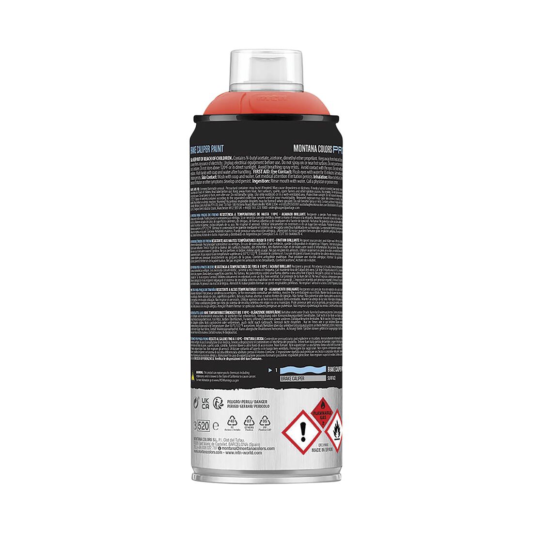 MTN Pro Red Brake Caliper Spray Paint 400mL, , scanz_hi-res