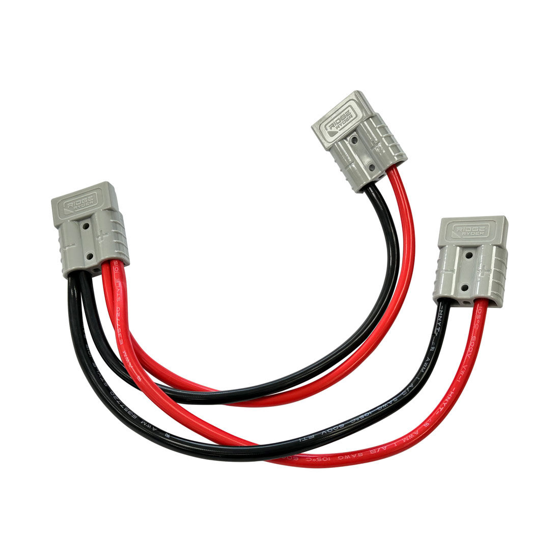 Ridge Ryder 50 AMP Plug - Piggyback Lead, 30cm, 8 AWG, , scanz_hi-res