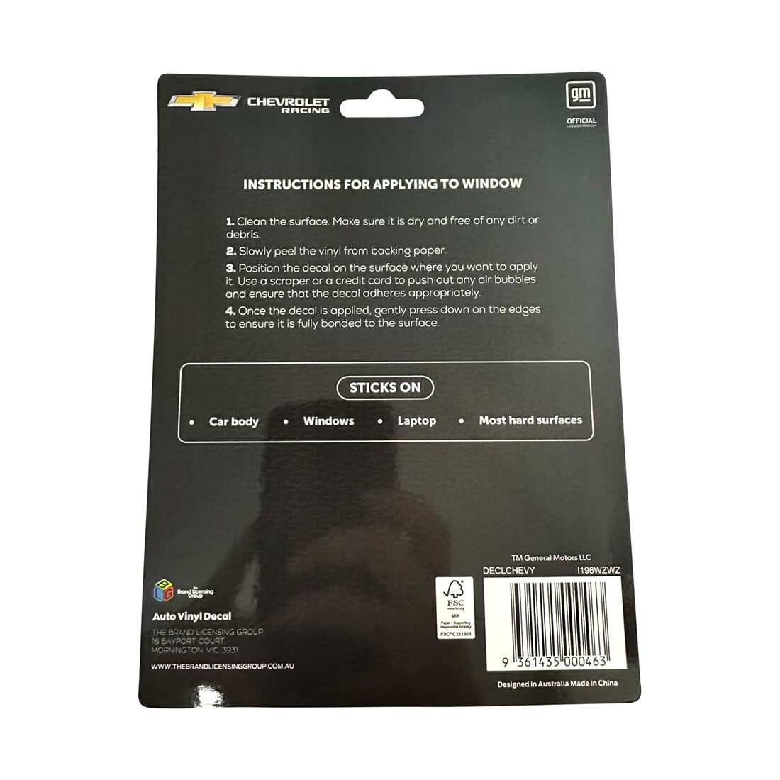 Vinyl Sticker Chevrolet, , scanz_hi-res