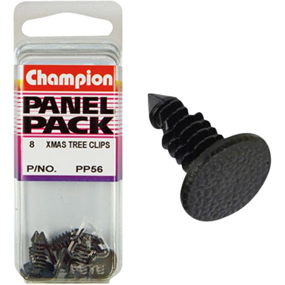 Champion Panel Pack Christmas Tree Clips PP56, Black, , scanz_hi-res
