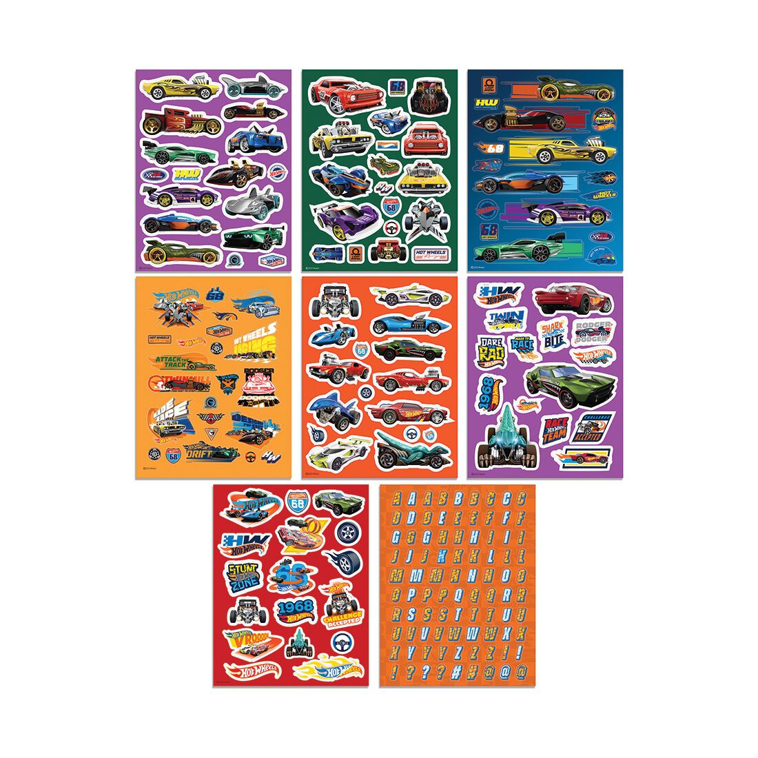 Kaleidoscope Hot Wheels Sticker Bomb, , scanz_hi-res