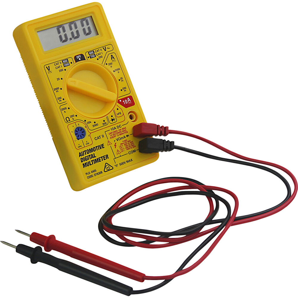 SCA Hobbyist Digital Multimeter Supercheap Auto New Zealand