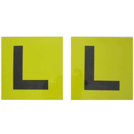 SCA L Plate - Clear Vision, Standard, 2 Pack, , scanz_hi-res
