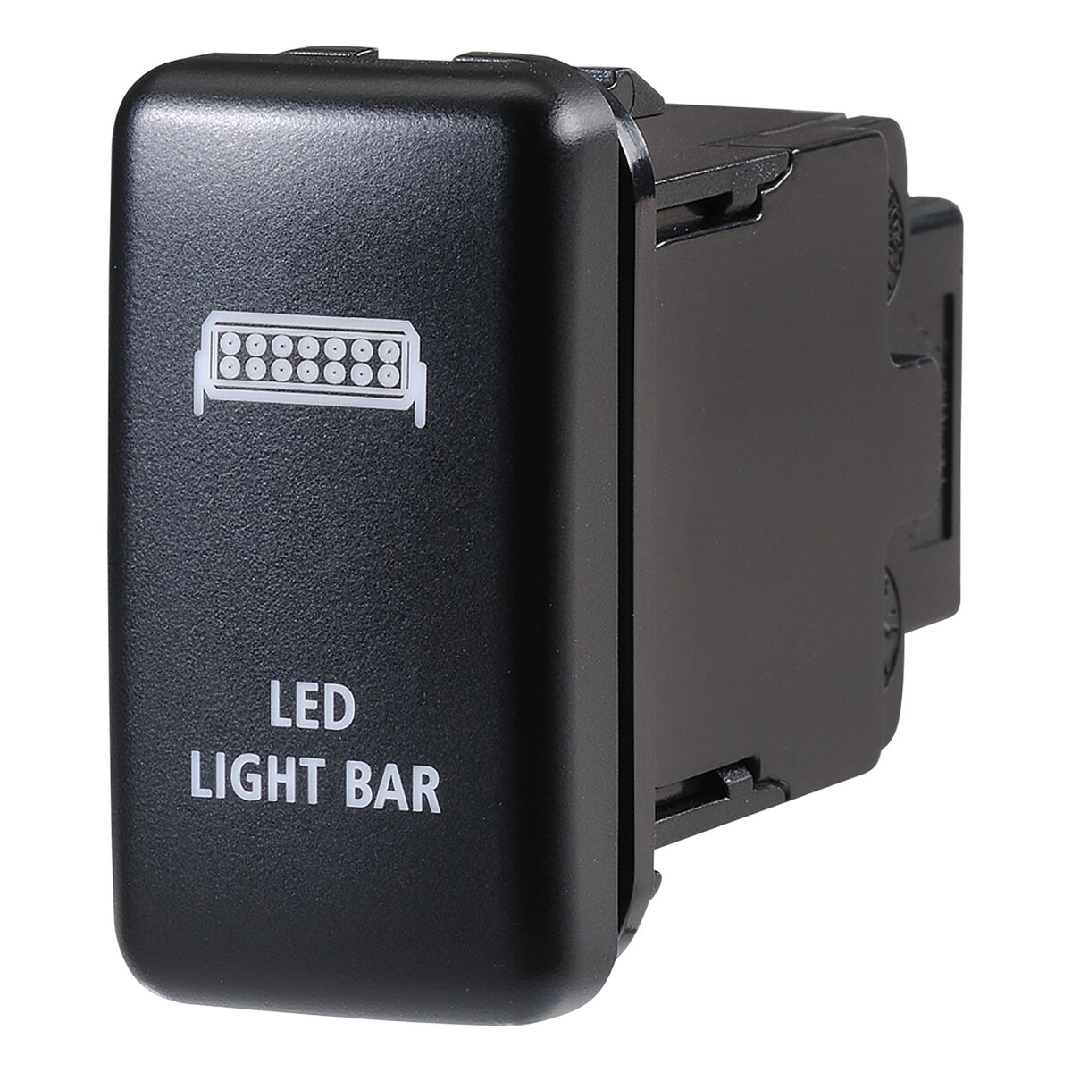 Narva OE Style Switch - Suits Toyota Landcruiser 79 Series, Landcruiser Prado 100-120 Series, Driving Light Bar Push On/Off Blue LED, Toyota, 63314BL, , scanz_hi-res