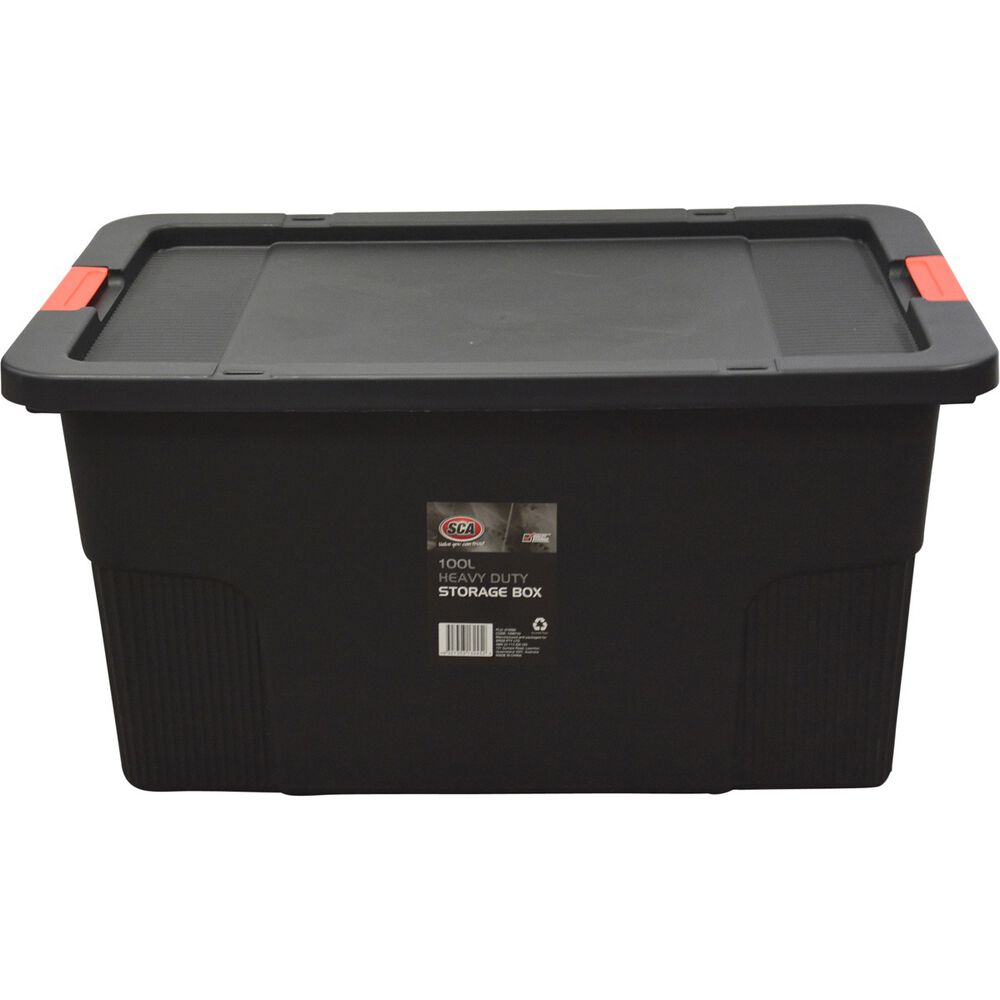 SCA Heavy Duty Storage Box 100 Litre Supercheap Auto New Zealand