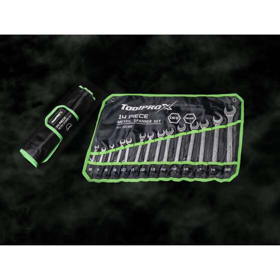 ToolPRO-X Spanner Set Combination Metric 14 Piece, , scanz_hi-res