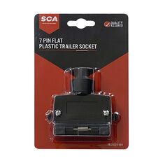 SCA Trailer Socket 7 Pin Flat, , scanz_hi-res