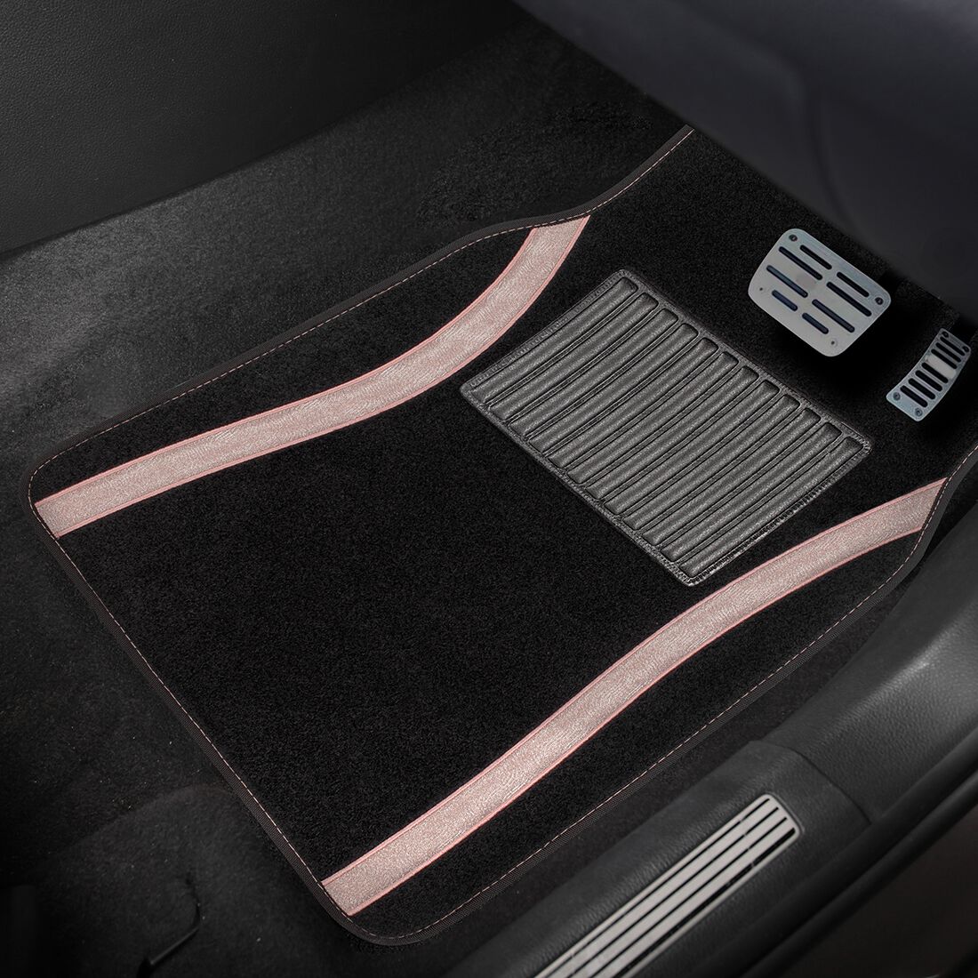 SCA PVC Rubber Floor Mats Pink Shimmer Medium, , scanz_hi-res