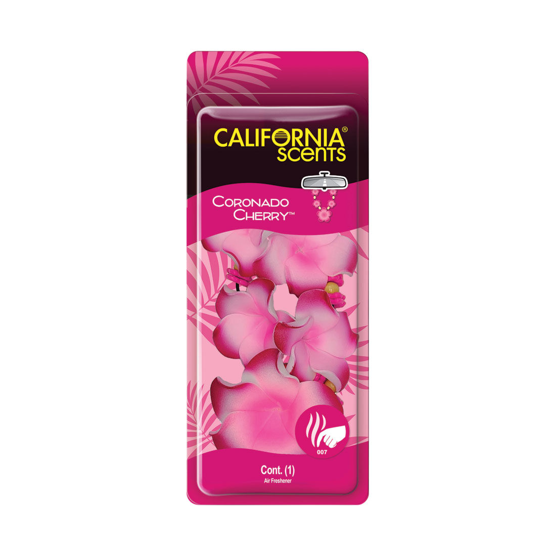 California Scents Novelty Hanging Lei Coronado Cherry Car Air Freshener - 1PK, , scanz_hi-res