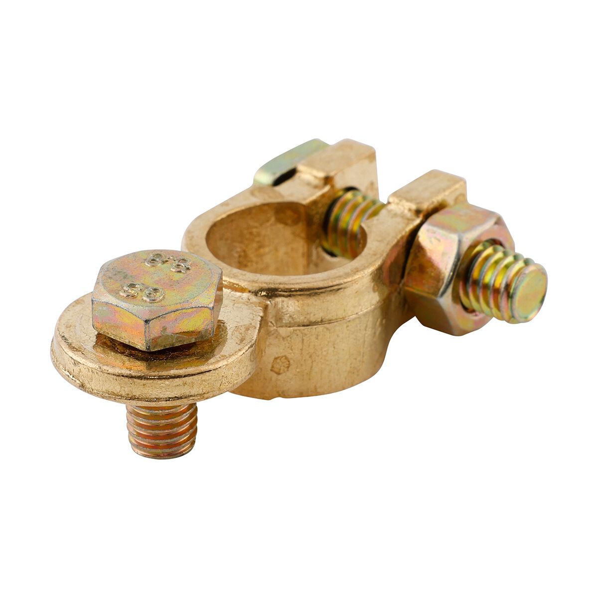 Century Battery Terminal Solid Brass Bolt Type Positive, , scanz_hi-res