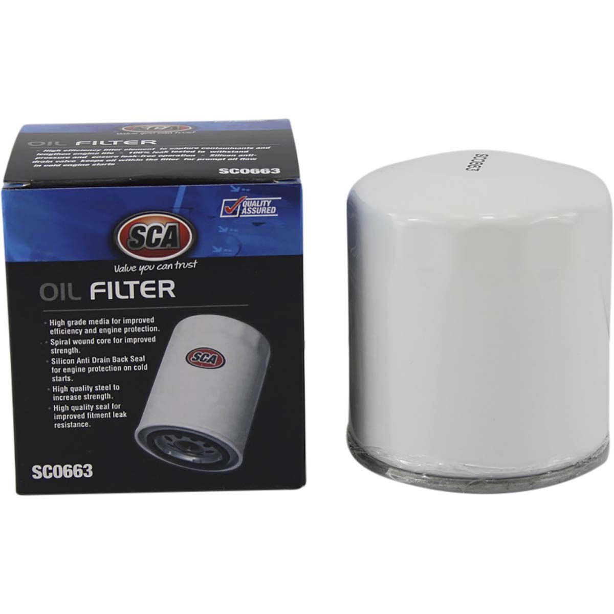SCA Oil Filter SCO663 (Interchangeable with Z663), , scanz_hi-res
