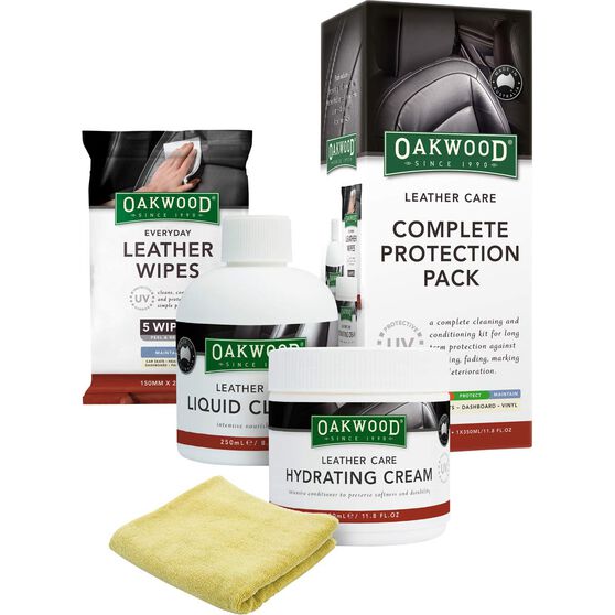 Oakwood Leather Care Complete Protection Pack, , scanz_hi-res