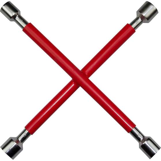 SCA Wheel Brace Rubber Grip Metric Red, , scanz_hi-res