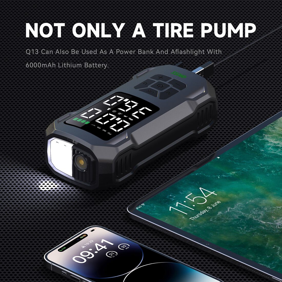 CAROSS 12V 150PSI Portable Air Compressor, , scanz_hi-res