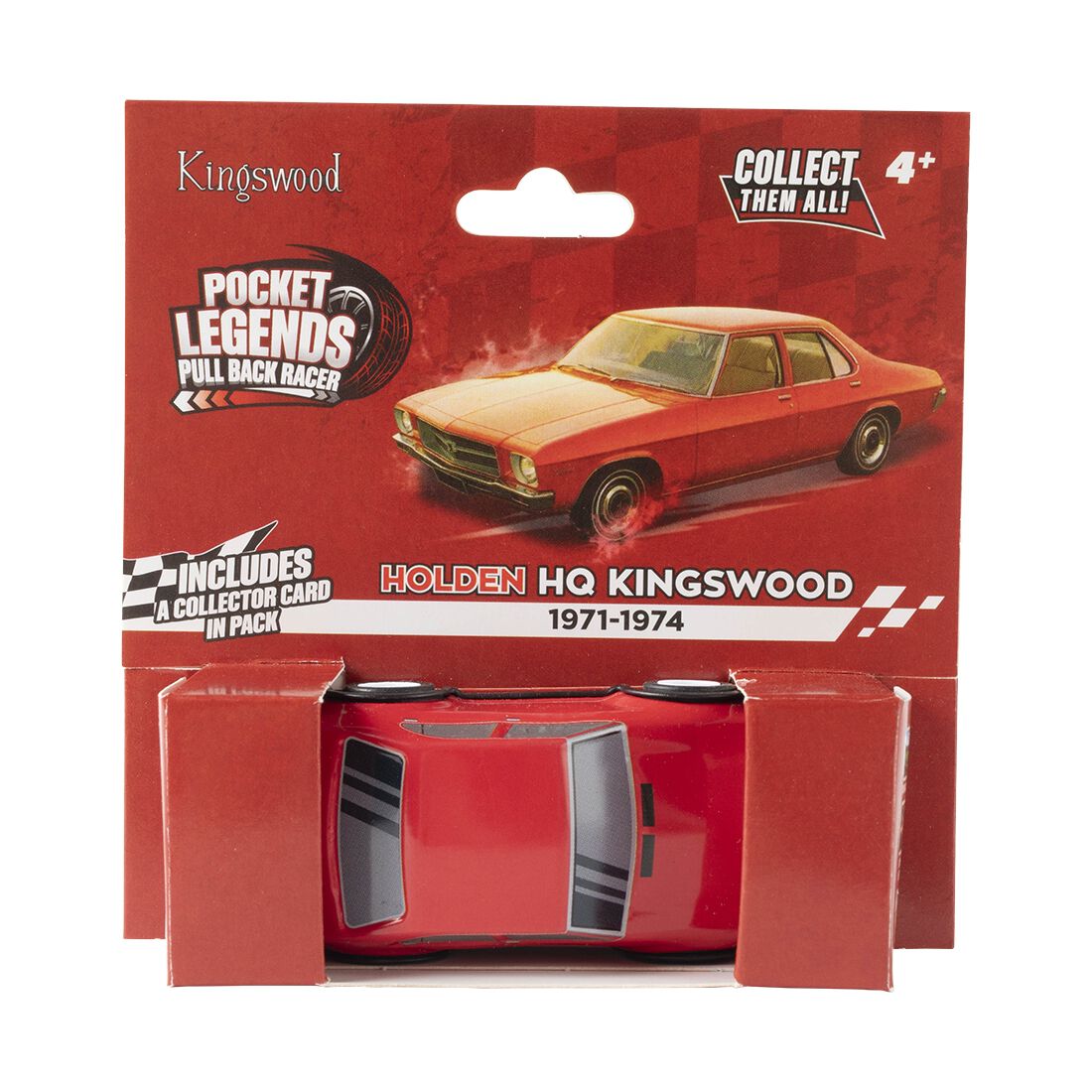 Pocket Legends Pull Back Racer - HQ Kingswood, , scanz_hi-res