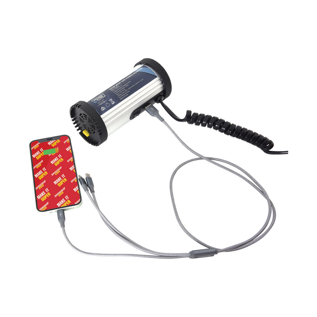 Ridge Ryder Modified Sine Wave Can Power Inverter 150W, , scanz_hi-res