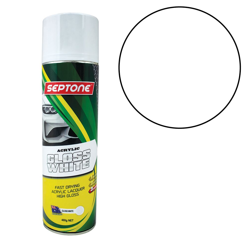 Septone&reg; Acrylic Paint, Gloss White - 400g, , scanz_hi-res