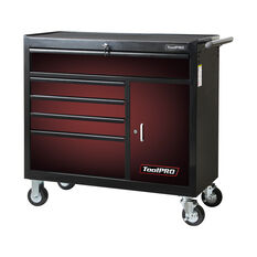 ToolPRO Tool Cabinet Magnet Fascia Set - Red Carbon Fibre, Suits 41" Cabinet, , scanz_hi-res