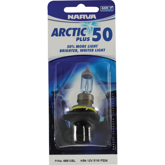 Narva Headlight Globe - Arctic Plus 50, HB4, 12V, 51W, , scanz_hi-res