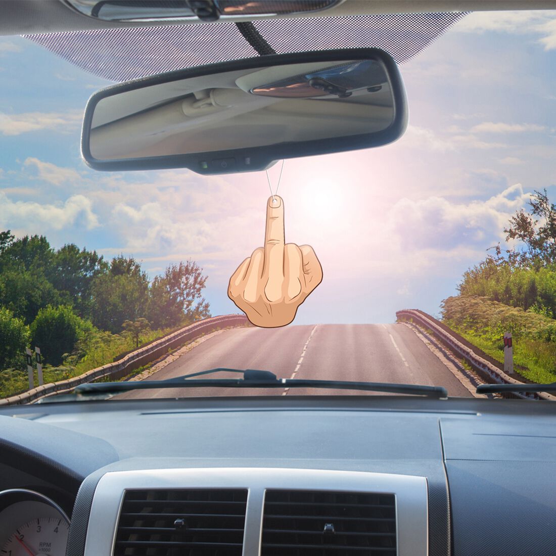 Myne Bad Finger Air Freshener - Vanilla, , scanz_hi-res