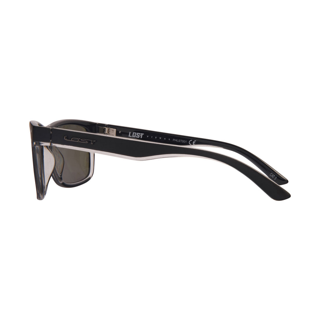 LOST Sunglasses Kicker Mirror Matt Black Blue, , scanz_hi-res