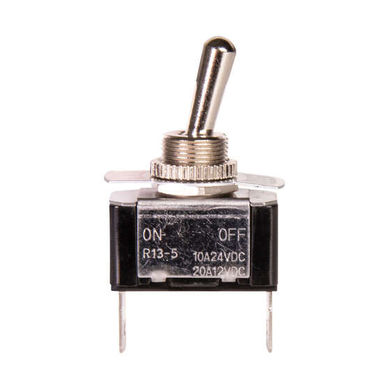SCA Toggle Switch - 12/24V, On/Off, Metal w/ Tab, , scanz_hi-res