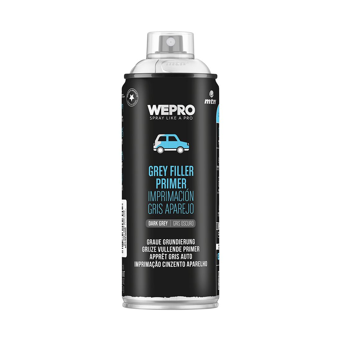 MTN WEPRO Filler Primer Dark Grey 400mL, , scanz_hi-res