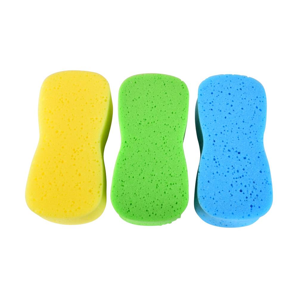 Scara Sponge SCA Coloured Jumbo Sponge 3 Pack | Supercheap Auto New Zealand