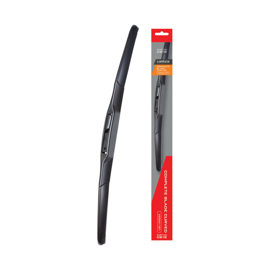 Calibre Curve Blade Wiper 450mm (18") Single - CB18, , scanz_hi-res