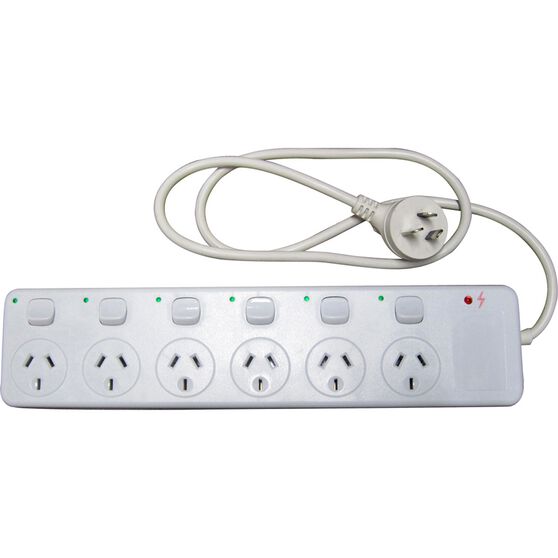 SCA Powerboard w / Switches - 6 Outlet, , scanz_hi-res