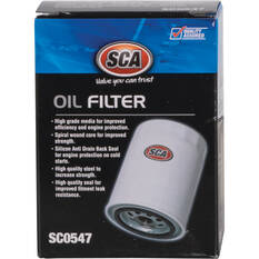 SCA Oil Filter SCO547 (Interchangeable with Z547), , scanz_hi-res