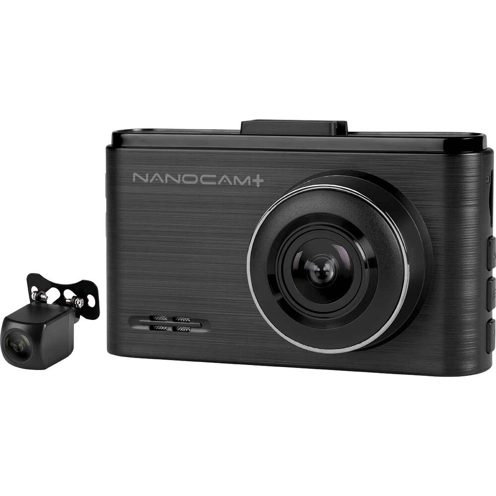 Nanocam+ NCPDVRFHD2 1080P FHD Front and Rear Dash Camera Kit with WiFi