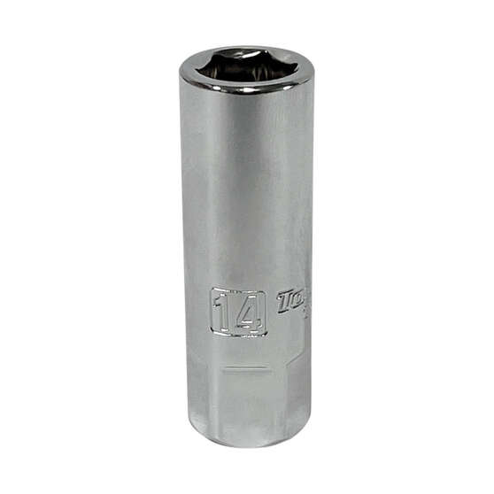 ToolPRO Magnetic Spark Plug Socket 1/2" Drive 14mm, , scanz_hi-res