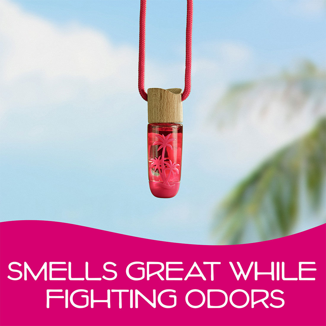 California Scents Hanging Vial Coronado Cherry Car Air Freshener - 1PK, , scanz_hi-res