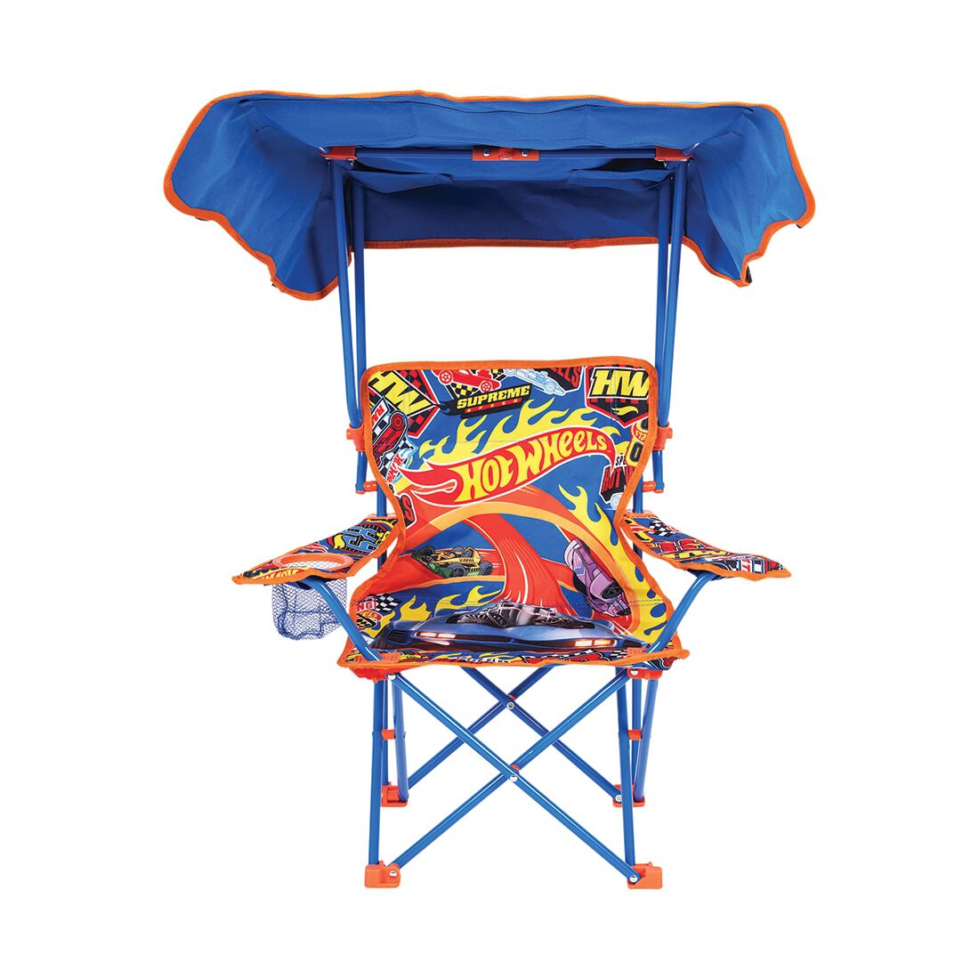 Hot Wheels Kids Camp Chair w/ Sunshade, , scanz_hi-res