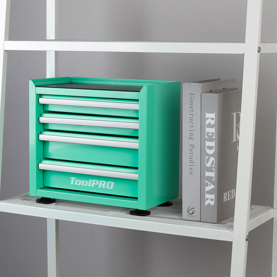 ToolPRO Mini Tool Cabinet 4 Drawer Aqua, , scanz_hi-res