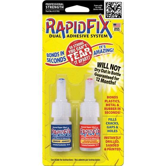 Rapidfix Dual Adhesive System 20ml Supercheap Auto New Zealand