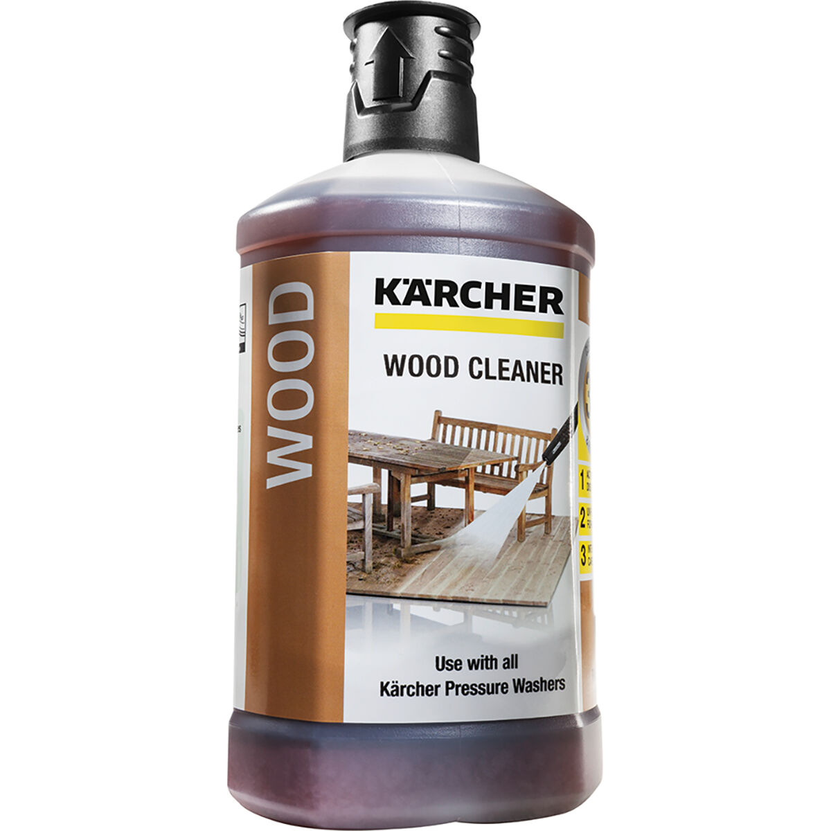 K&auml;rcher 3 In 1 Wood Cleaner - 1 Litre, , scanz_hi-res