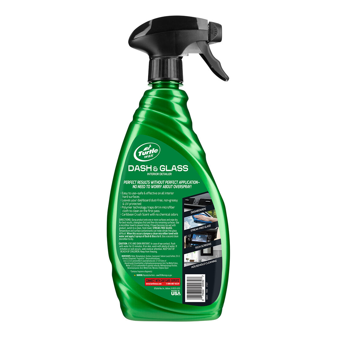 Turtle Wax Dash & Glass Interior Cleaner 680mL, , scanz_hi-res